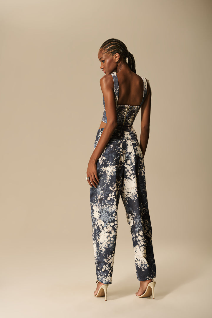 Calça Prega Essence Blue