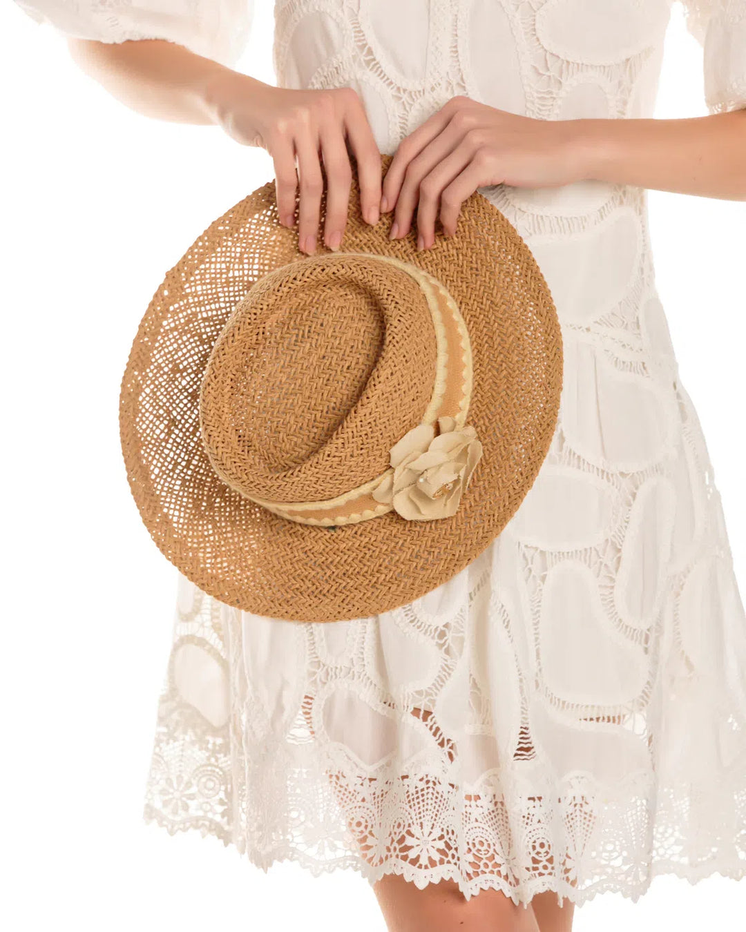 Hat with Flower Anne Fernandes
