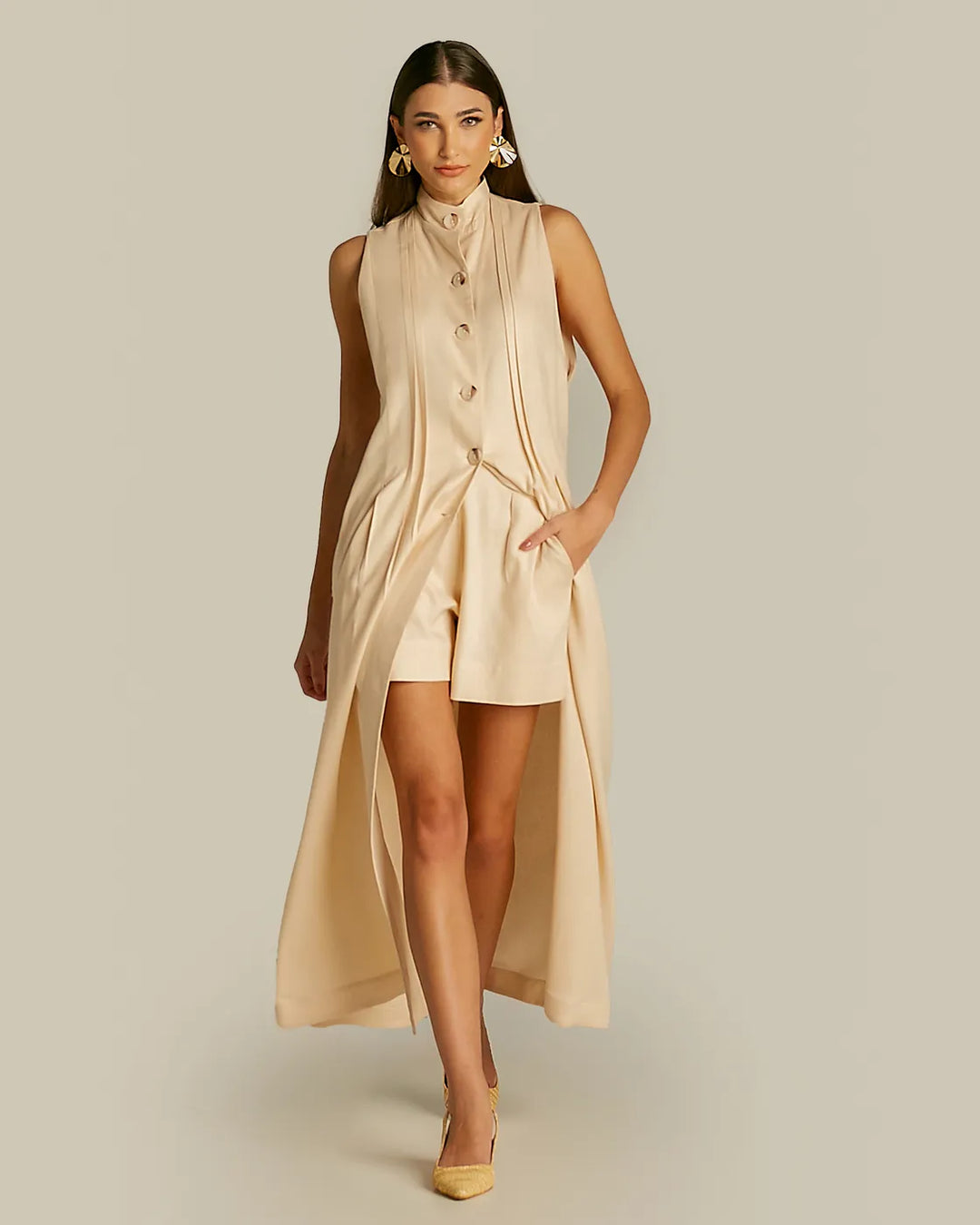 Anne Fernandes Shirt+Shorts Set