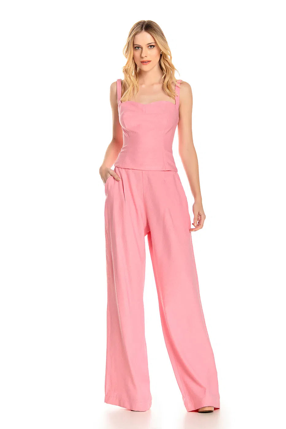 Anne Fernandes Strappy Top+Pants Set