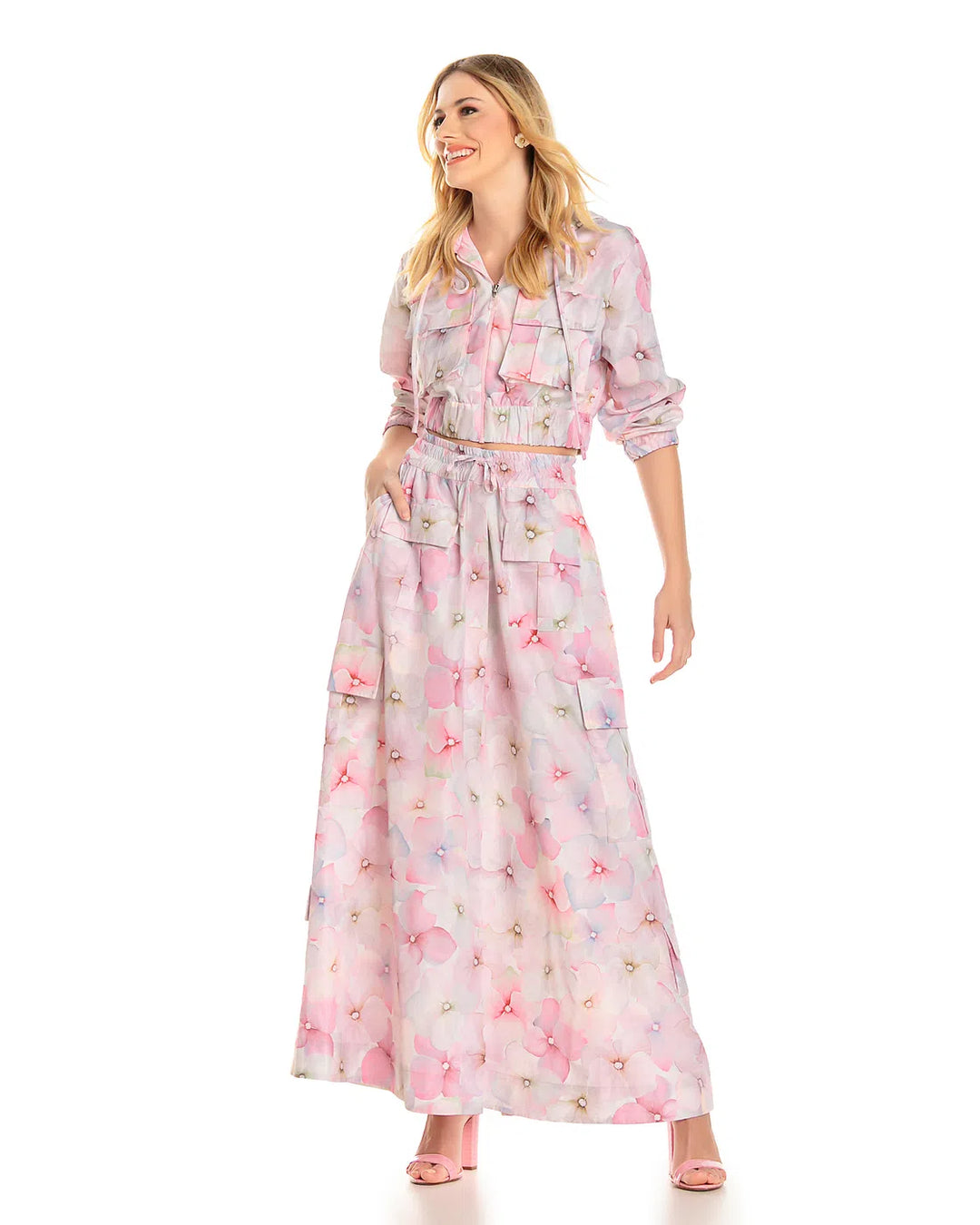 Anne Fernandes Jacket+Skirt Set