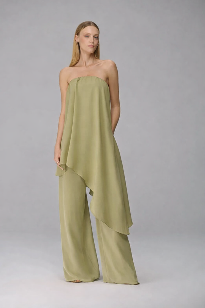 Asymmetrical Maxi Jumpsuit