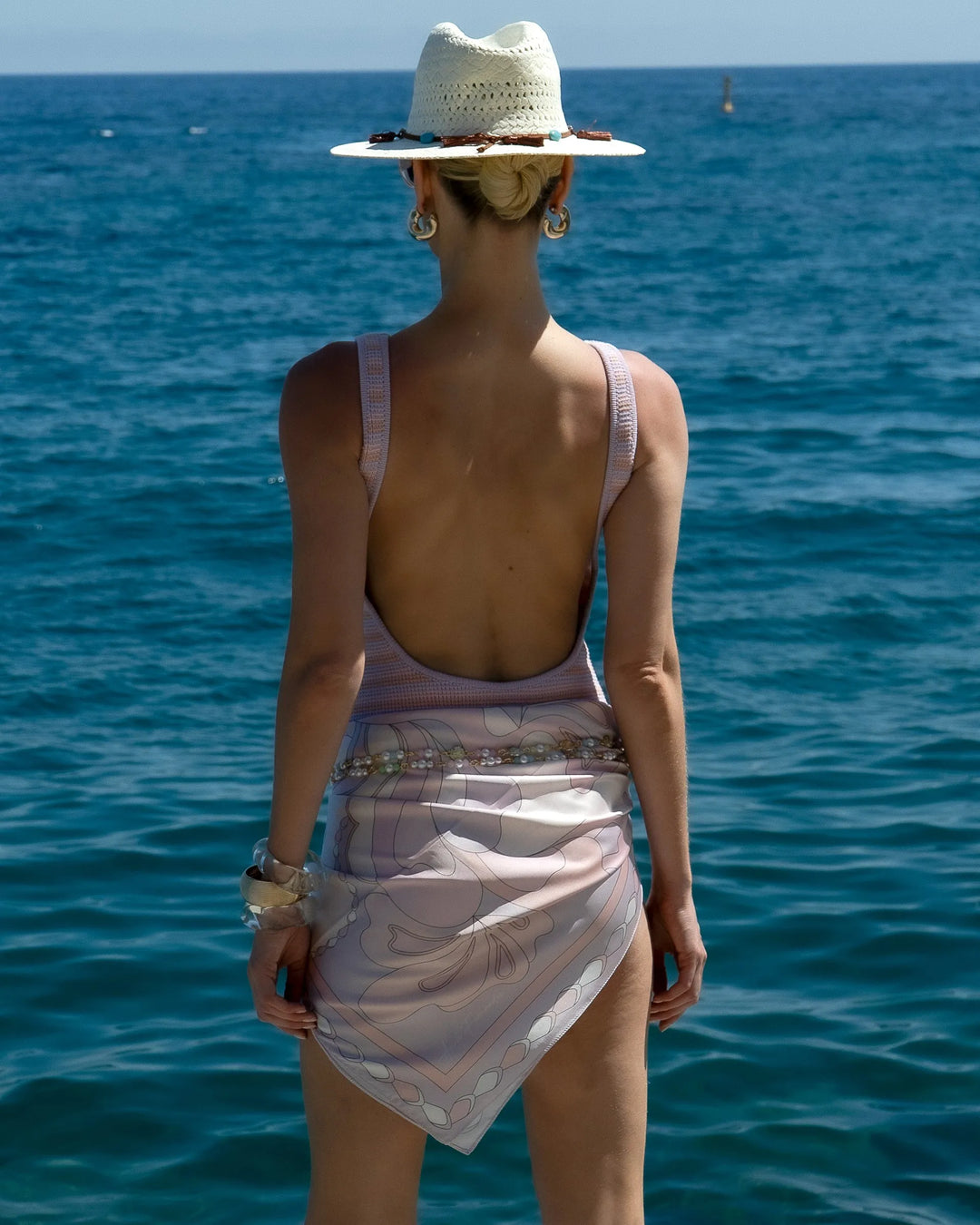 Pearl and Flower Belt