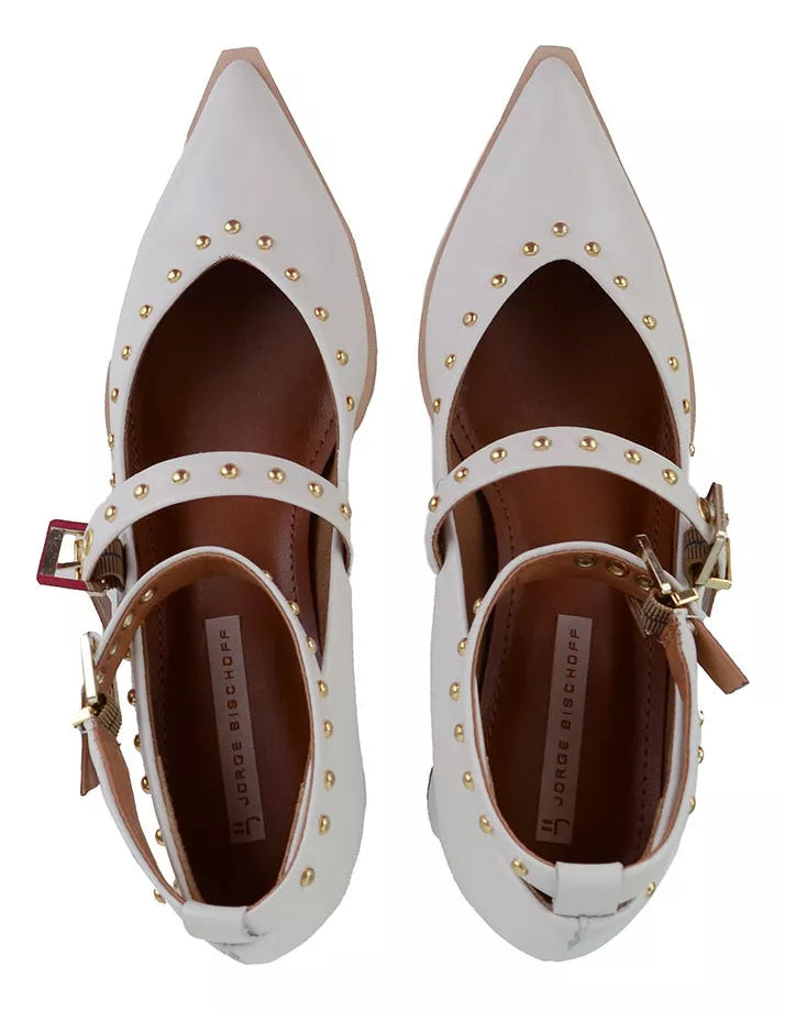 Leather Studded Pumps