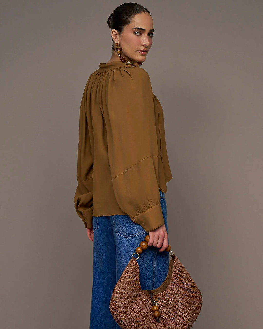 Slit Neckline Dress
