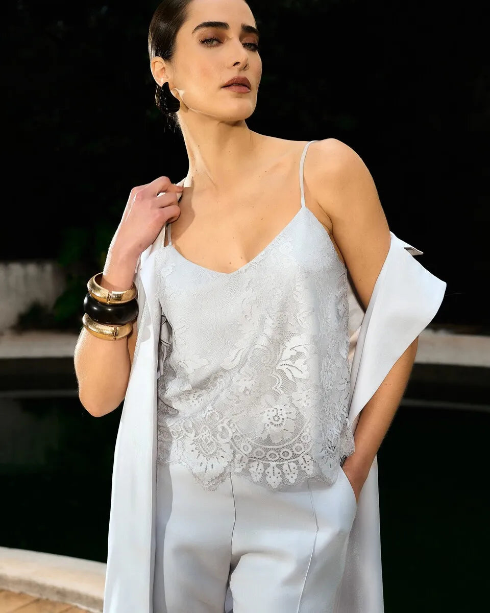 Lace Strappy Blouse
