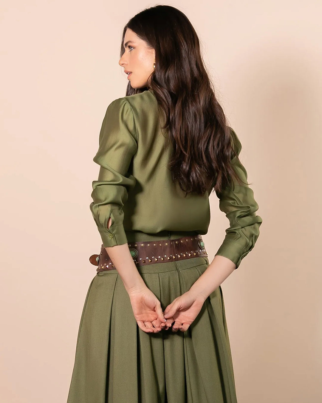 Organza Ruffled Shirt