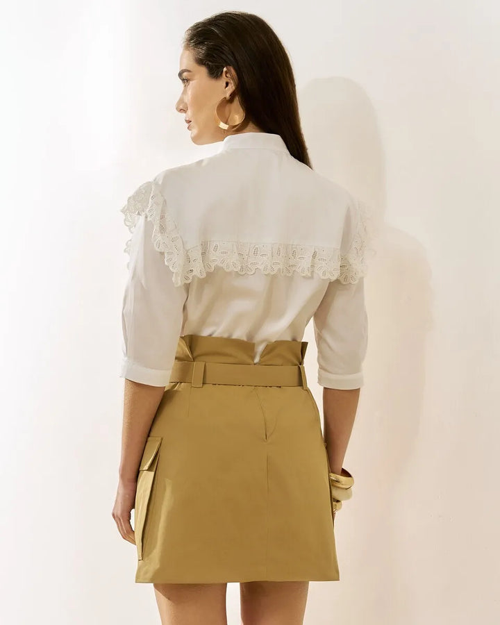 3/4 Sleeve Lace Shirt