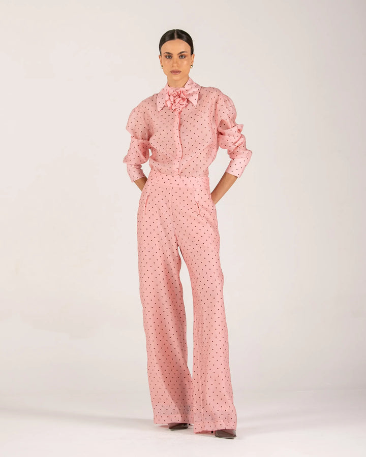 Conjunto Poá Camisa+Calça