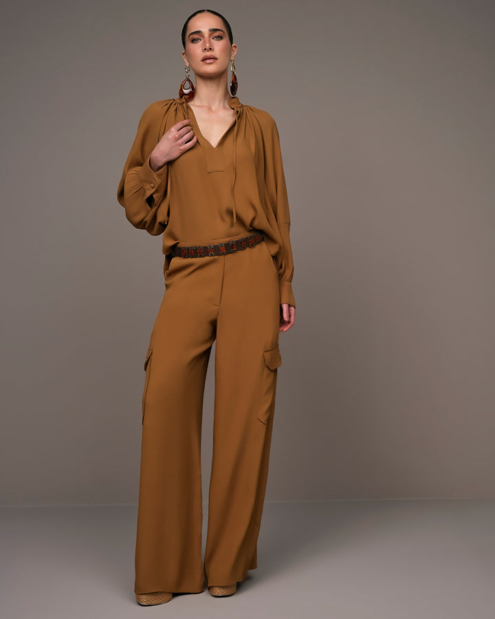 Calça Pantalona Ampla
