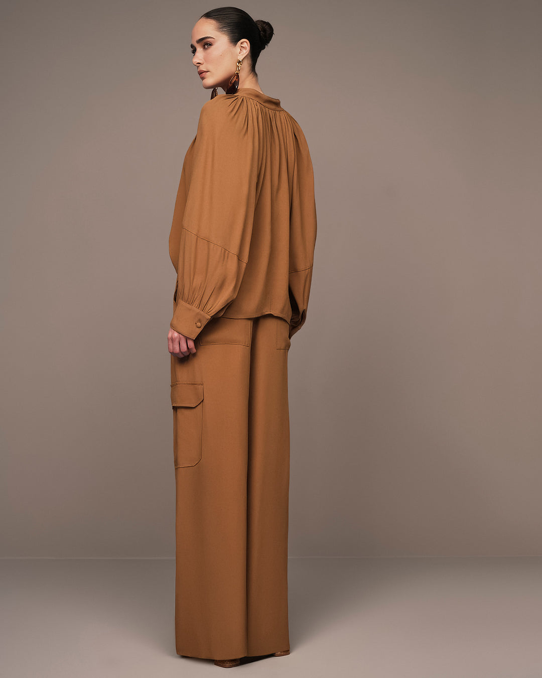 Calça Pantalona Ampla