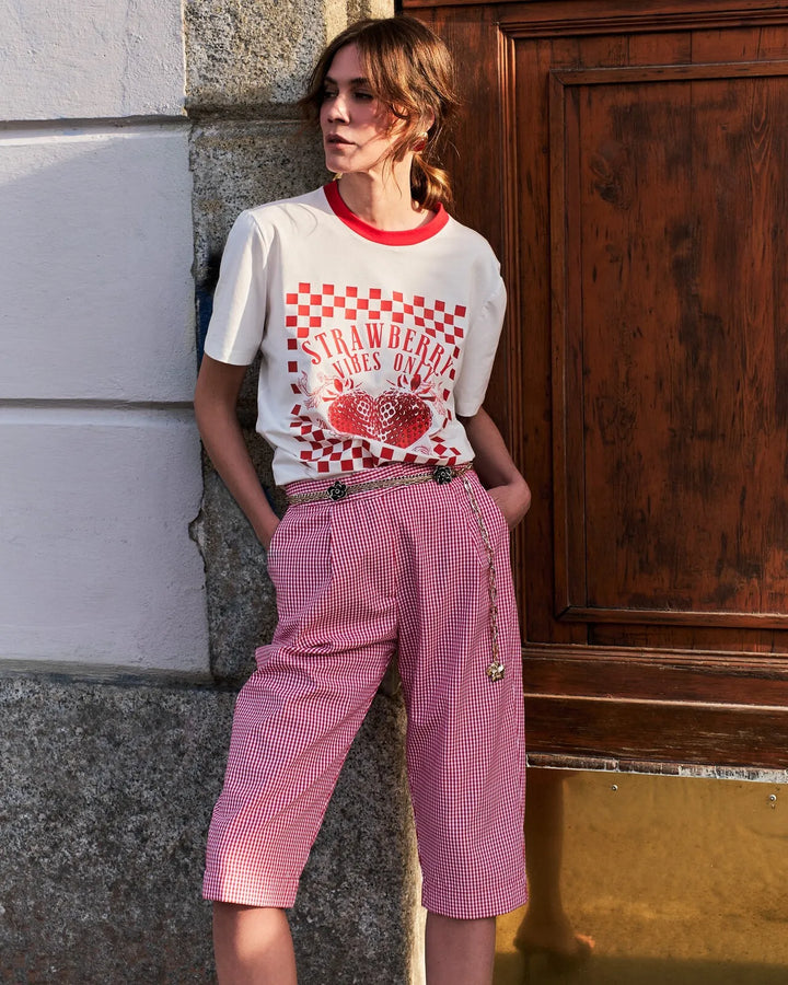 Calça Corsário Vichy