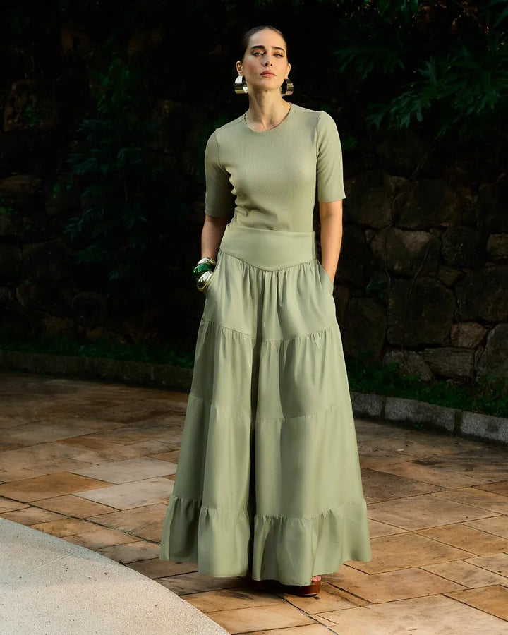 Long Flap Skirt