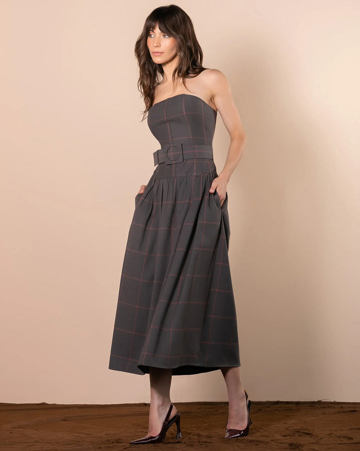 Vestido Midi Cinto
