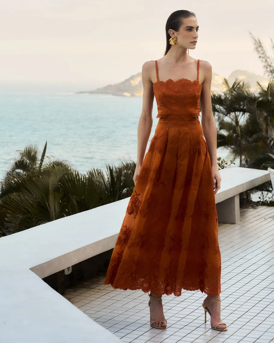 Lace Midi Dress