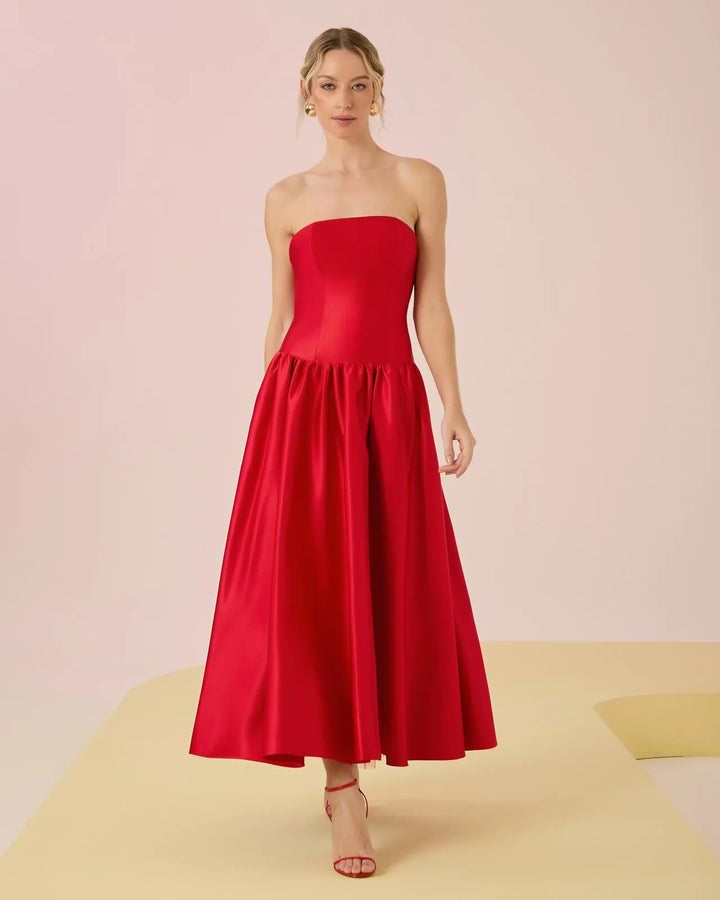 Vestido Midi Corset