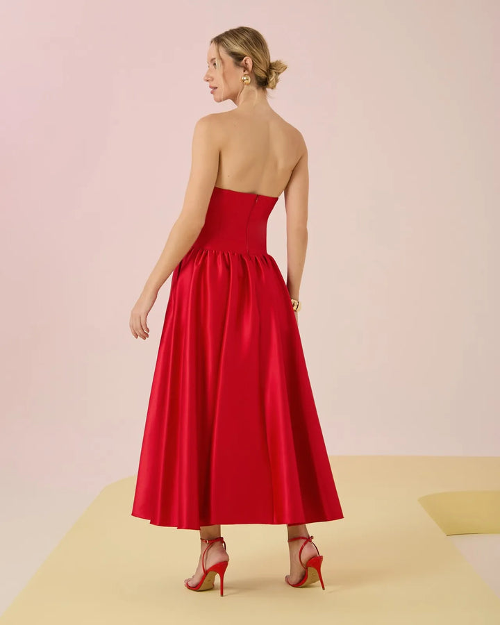 Vestido Midi Corset