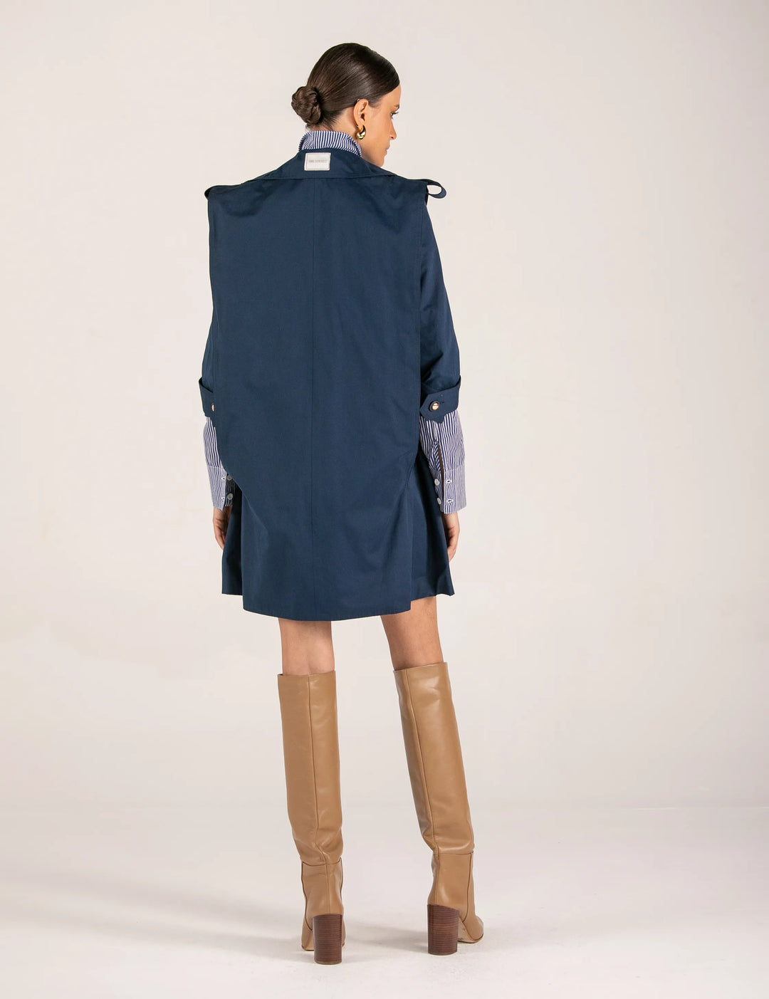 Short Trench Coat Dress