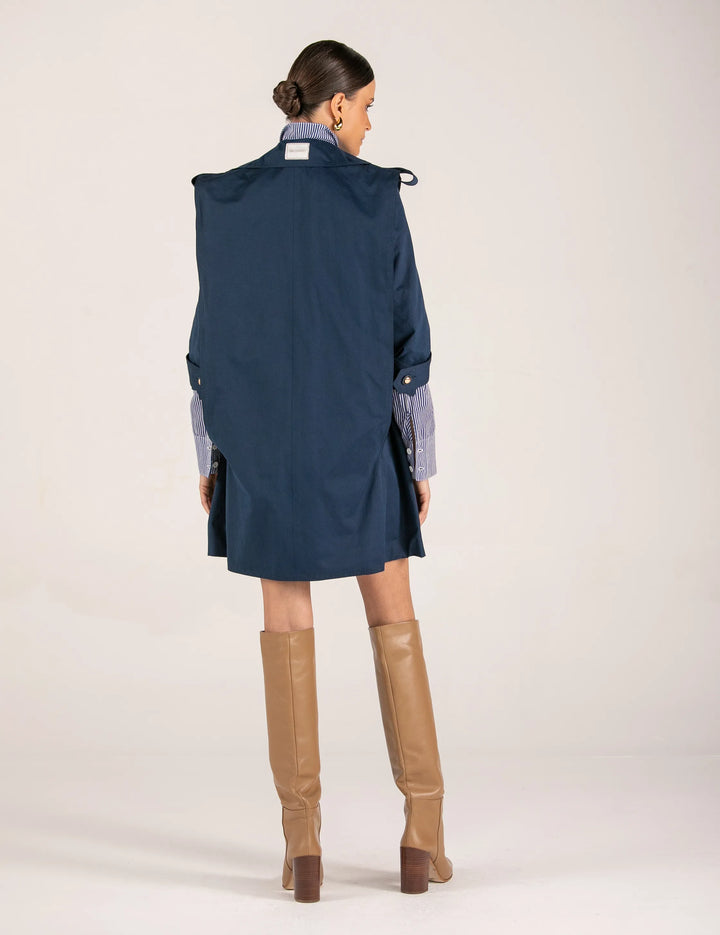 Short Trench Coat Dress