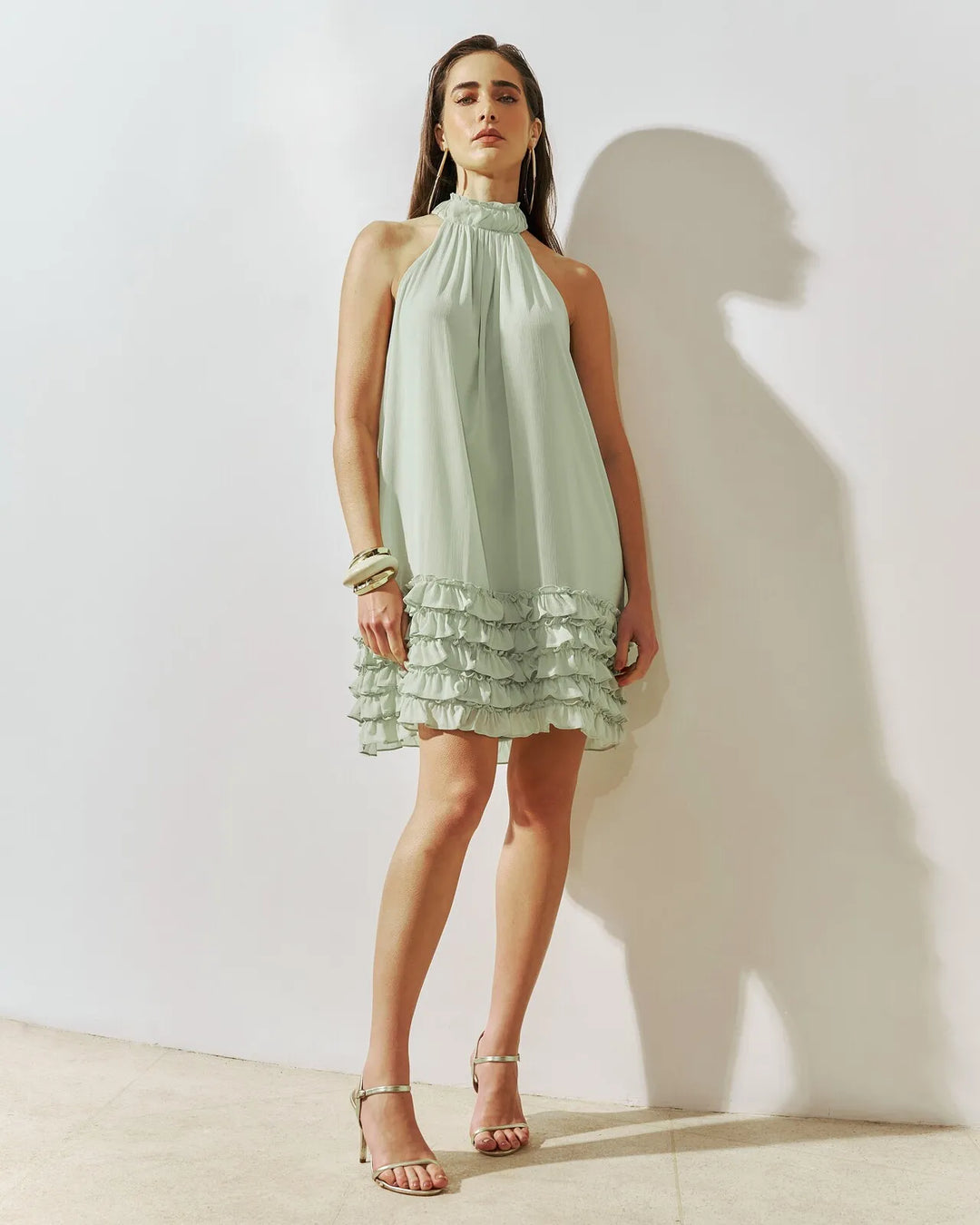 Short Ruffled Dress
