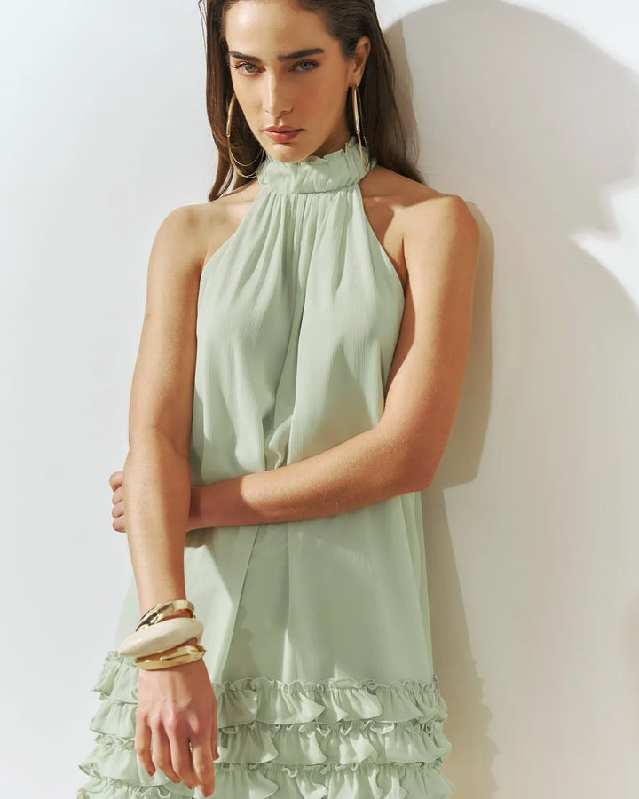 Short Ruffled Dress
