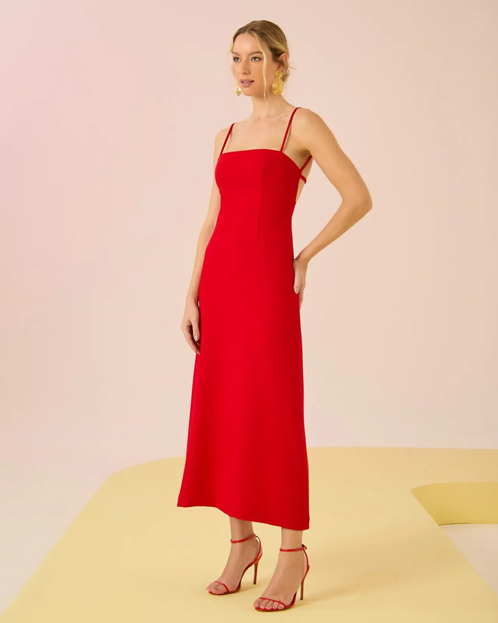 Vestido Midi Laços