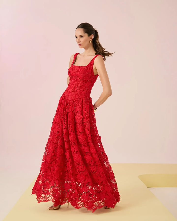 Long Lace Dress