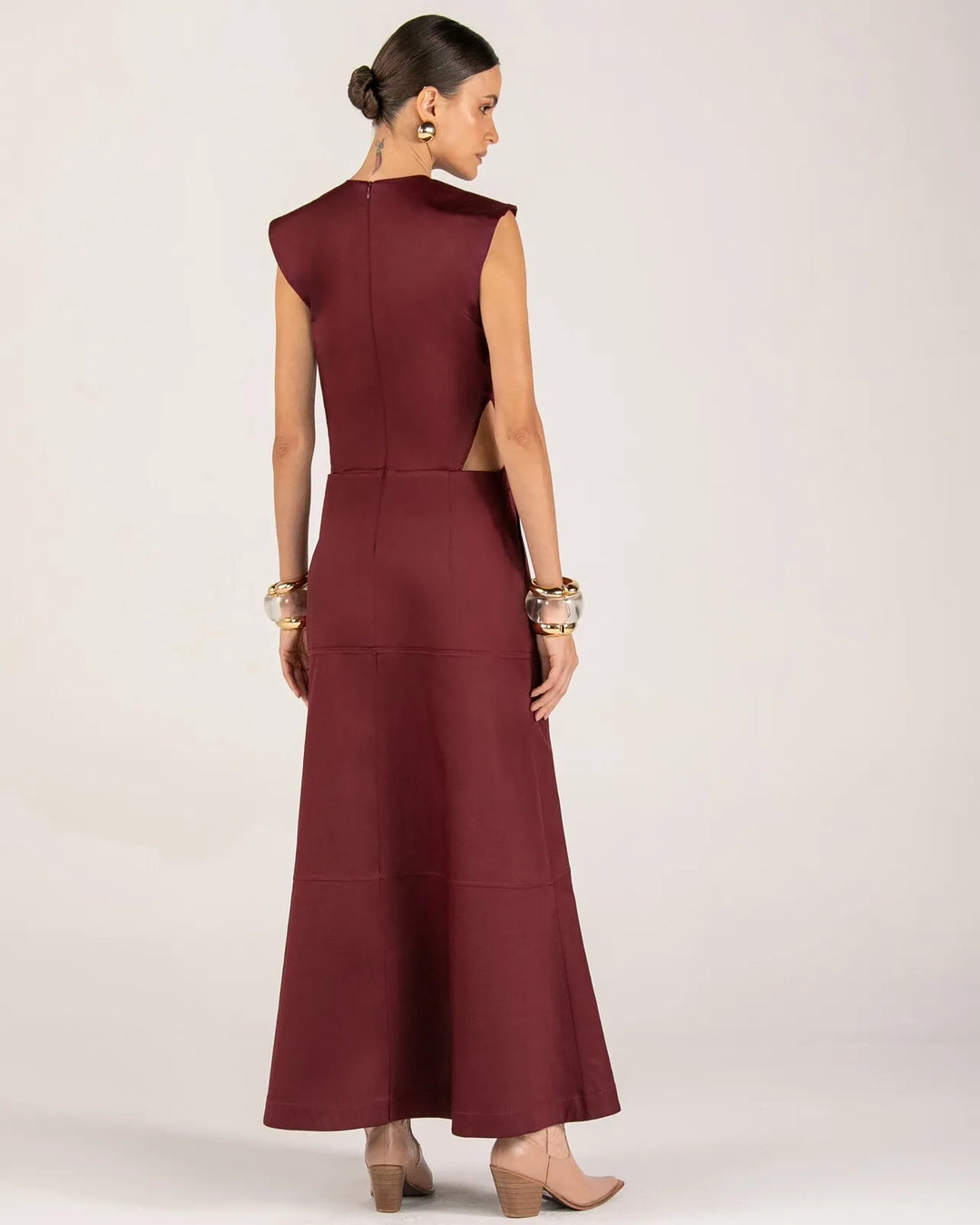 Long Dress with Cutouts