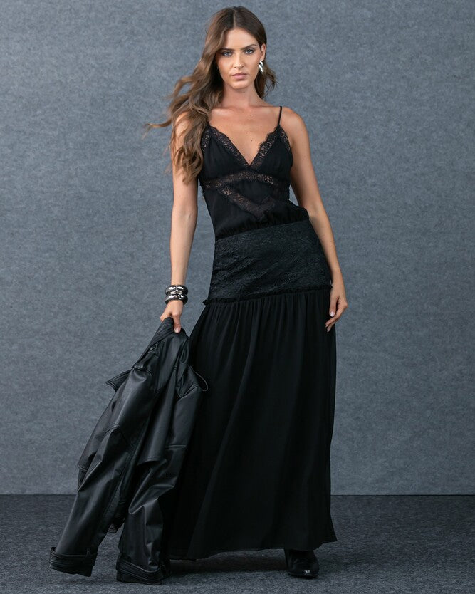 Long Lace Dress