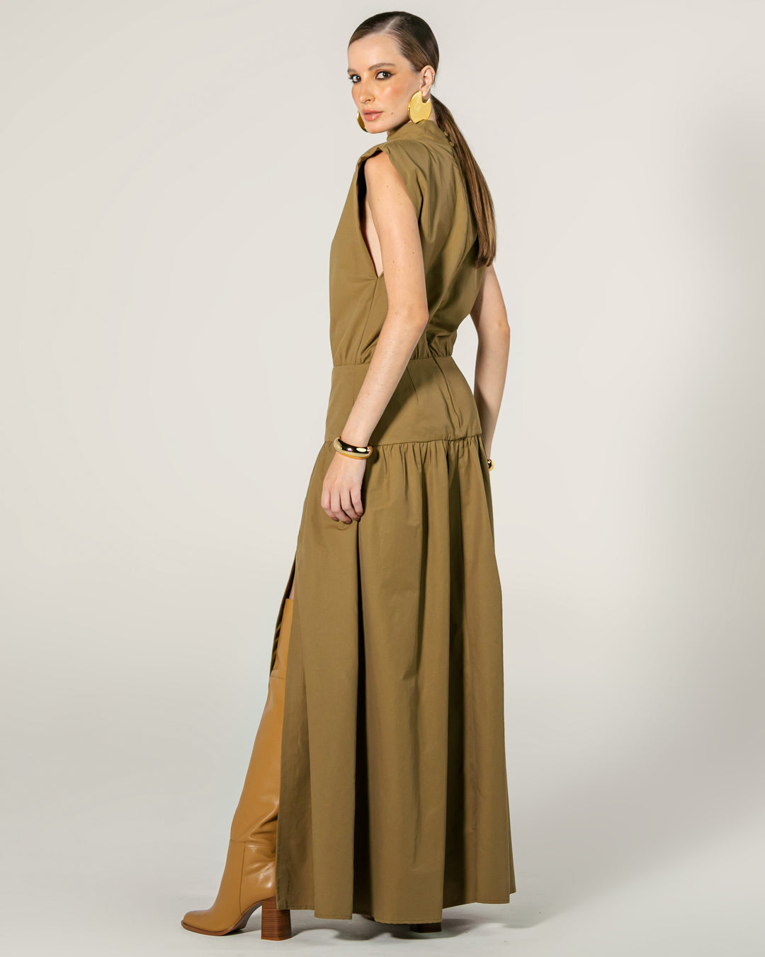 Low Waist Long Dress