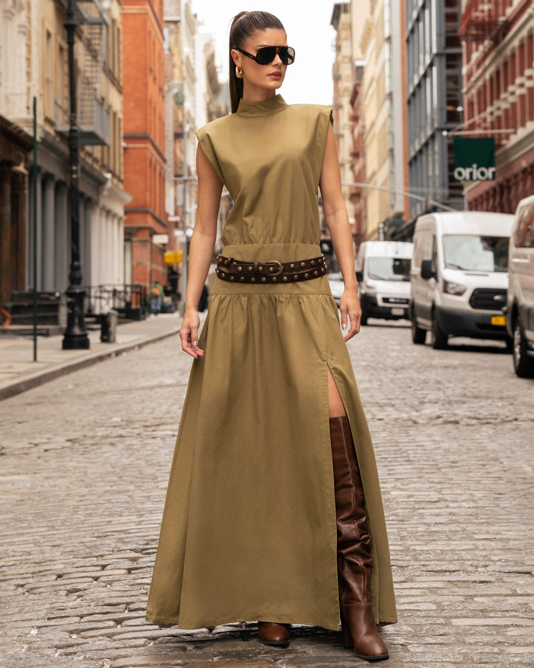 Low Waist Long Dress