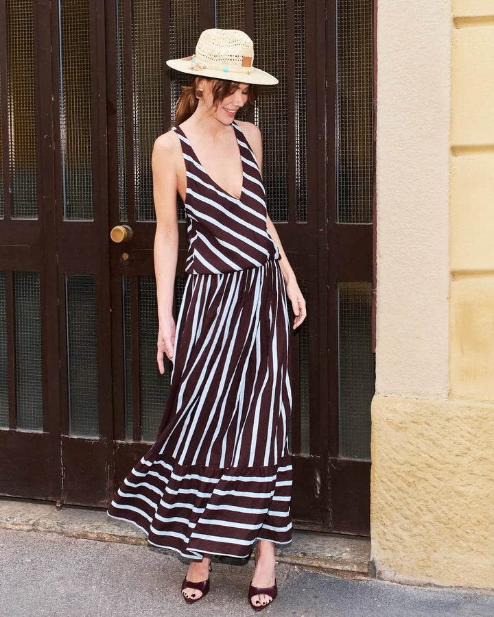Long Striped Dress