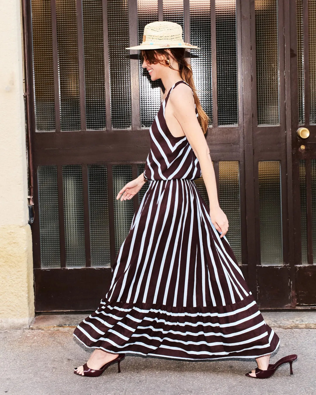 Long Striped Dress