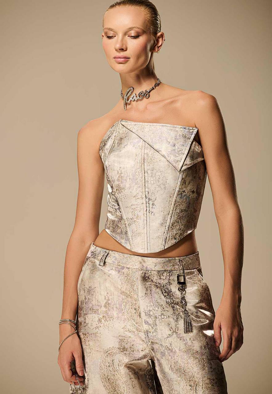 Bohemian Asymmetrical Corset