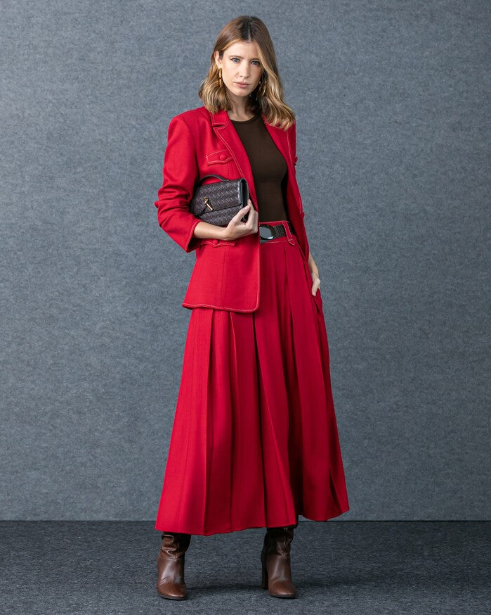 Skirt+Blazer Set