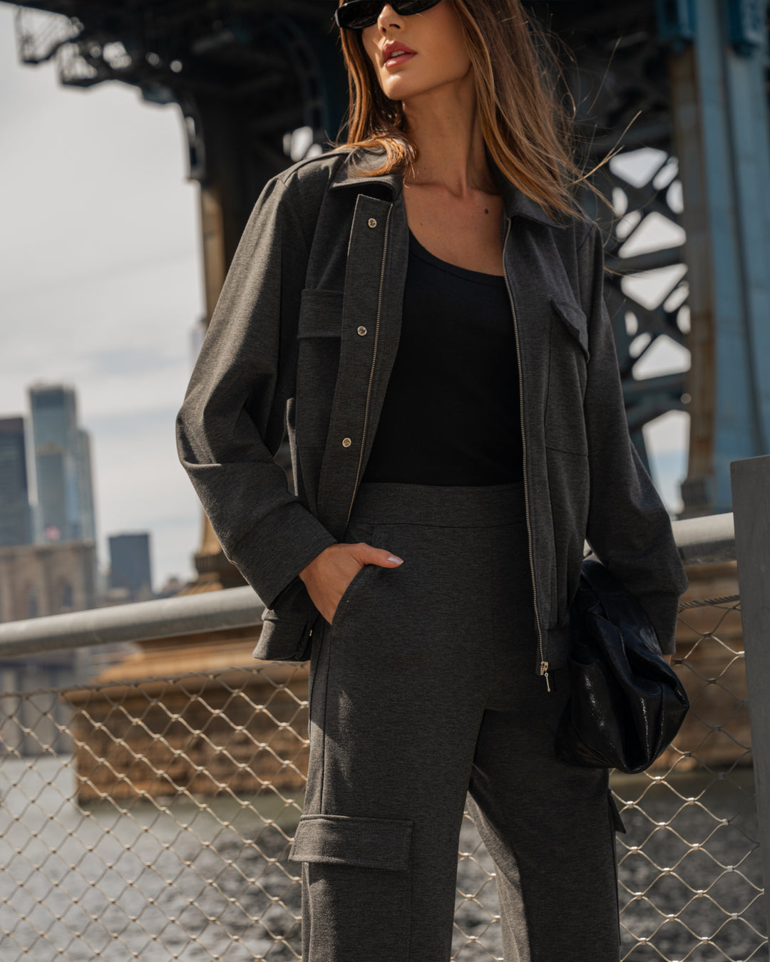 Oversized Jacket+Jogger Pants Set