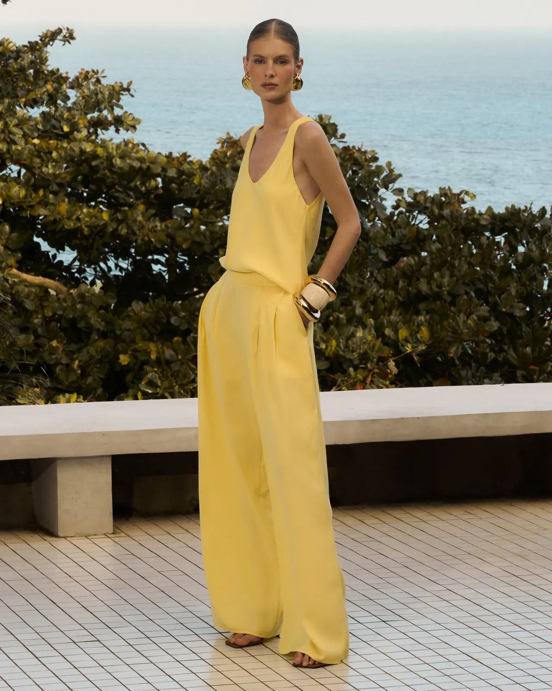 Tailored Set Tank Top + Pants