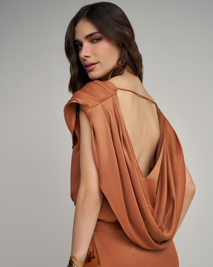 Conjunto Blusa Degagê+Saia