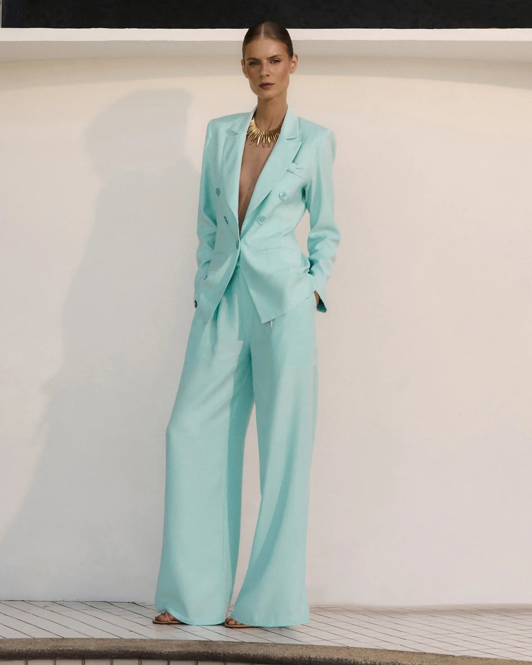 Acqua Blazer+Pants Set