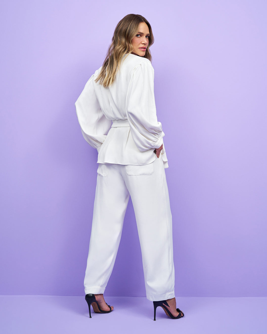 Wrap Top + Pants Set
