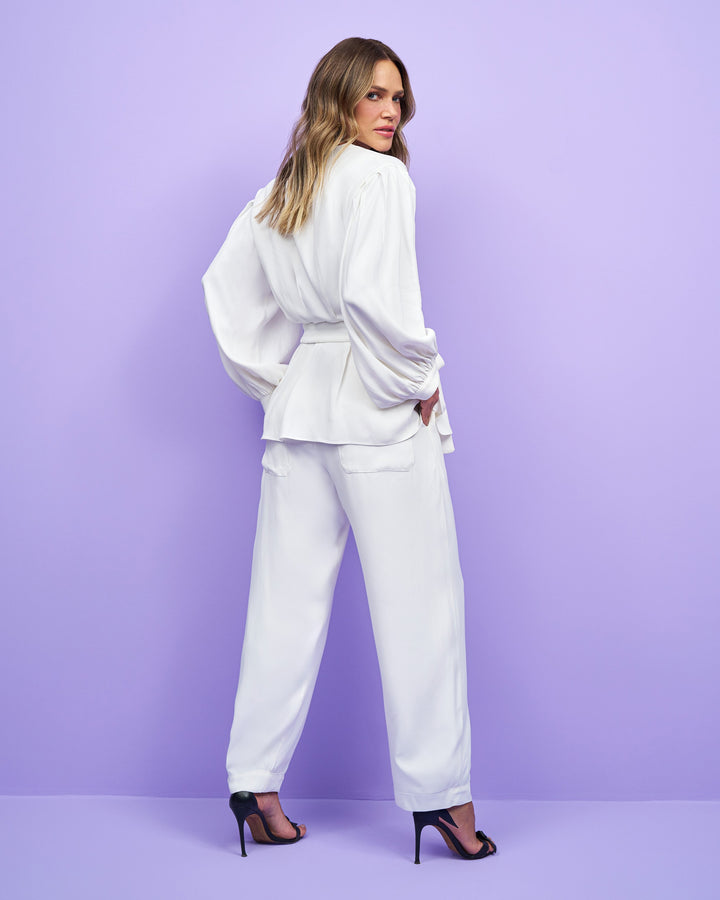 Wrap Top + Pants Set