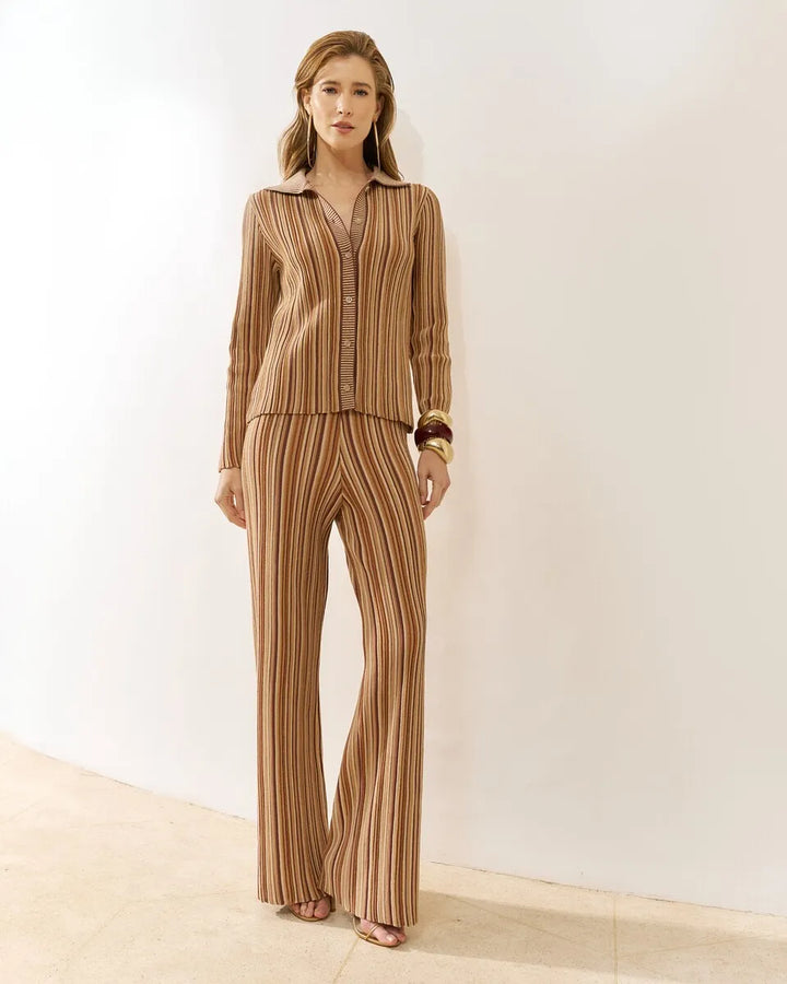 Knitted Shirt+Pants Set