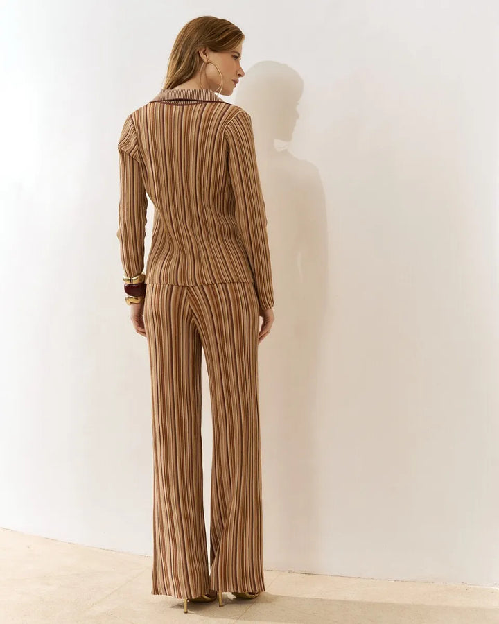 Knitted Shirt+Pants Set