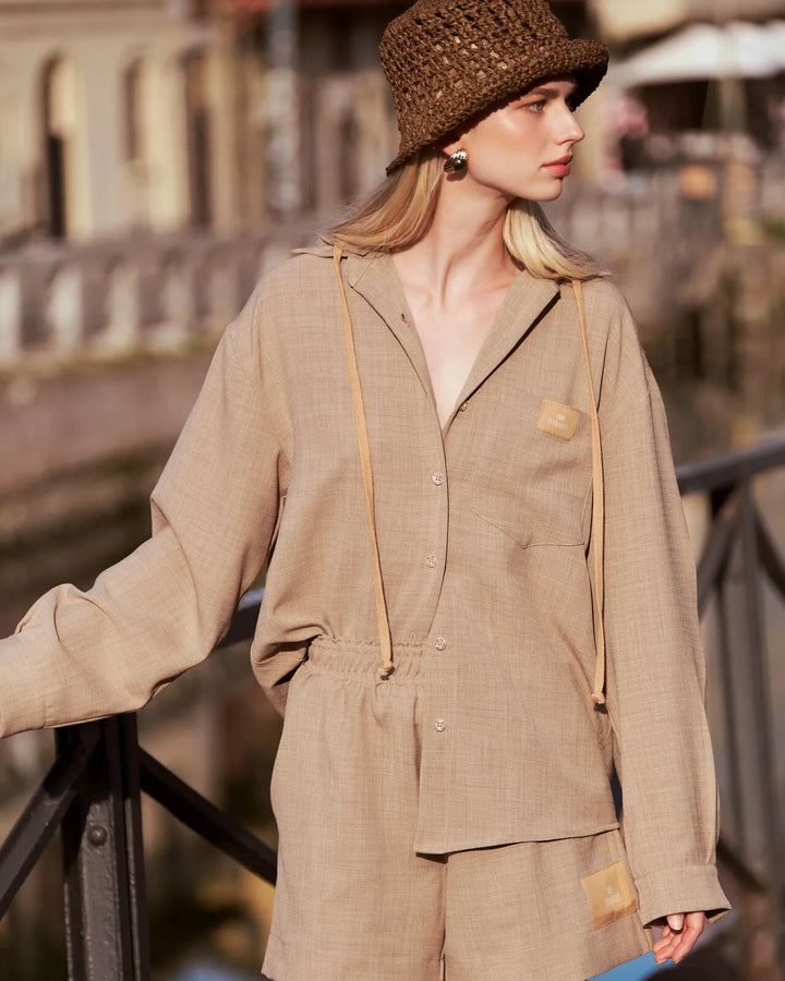 Conjunto Camisa Capuz+Short