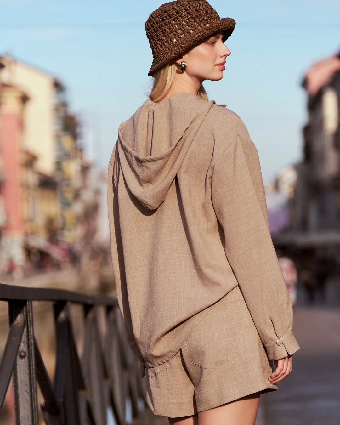 Conjunto Camisa Capuz+Short