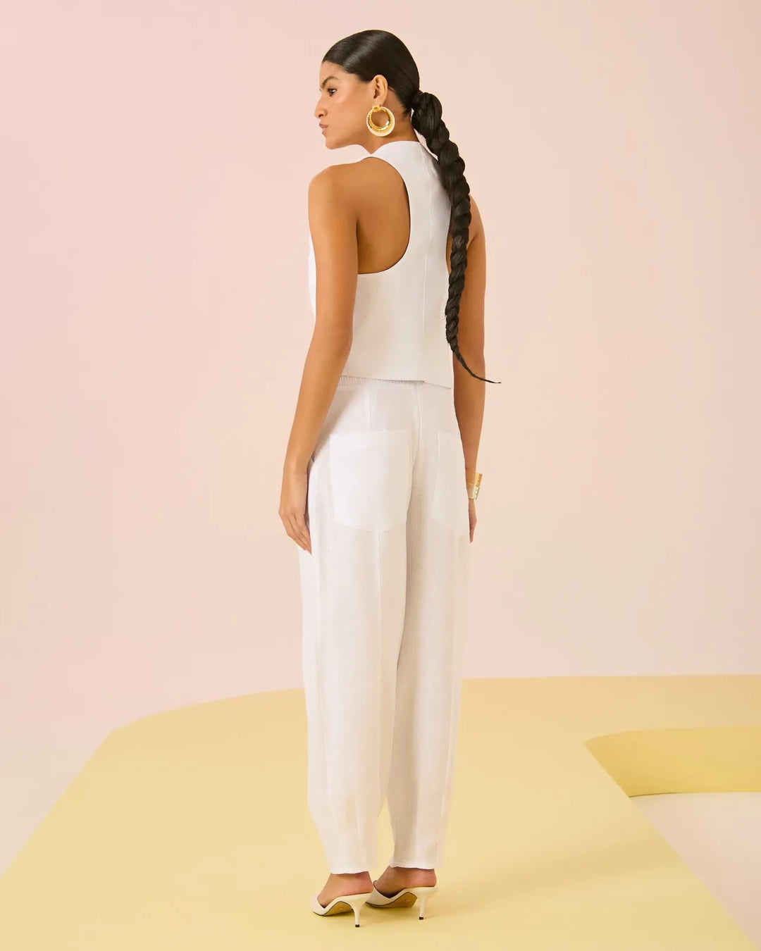 Conjunto Linho Colete+Calça