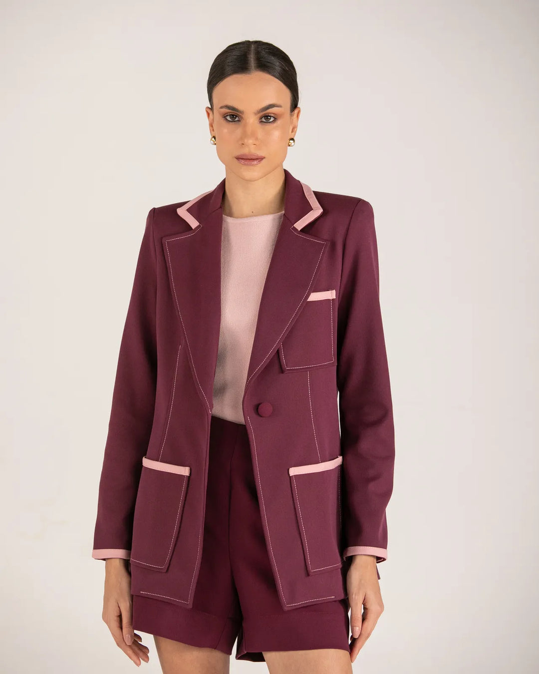 Blazer+Shorts Set