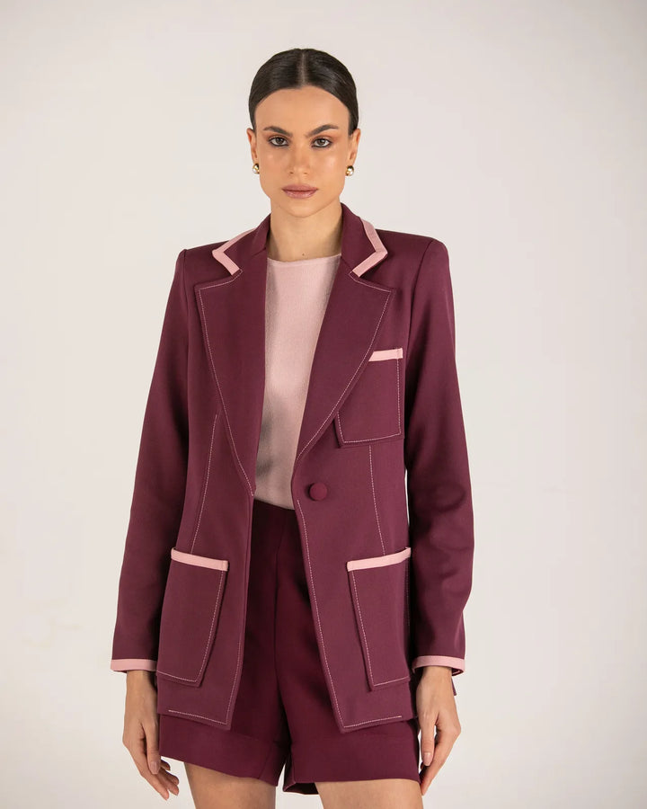 Blazer+Shorts Set