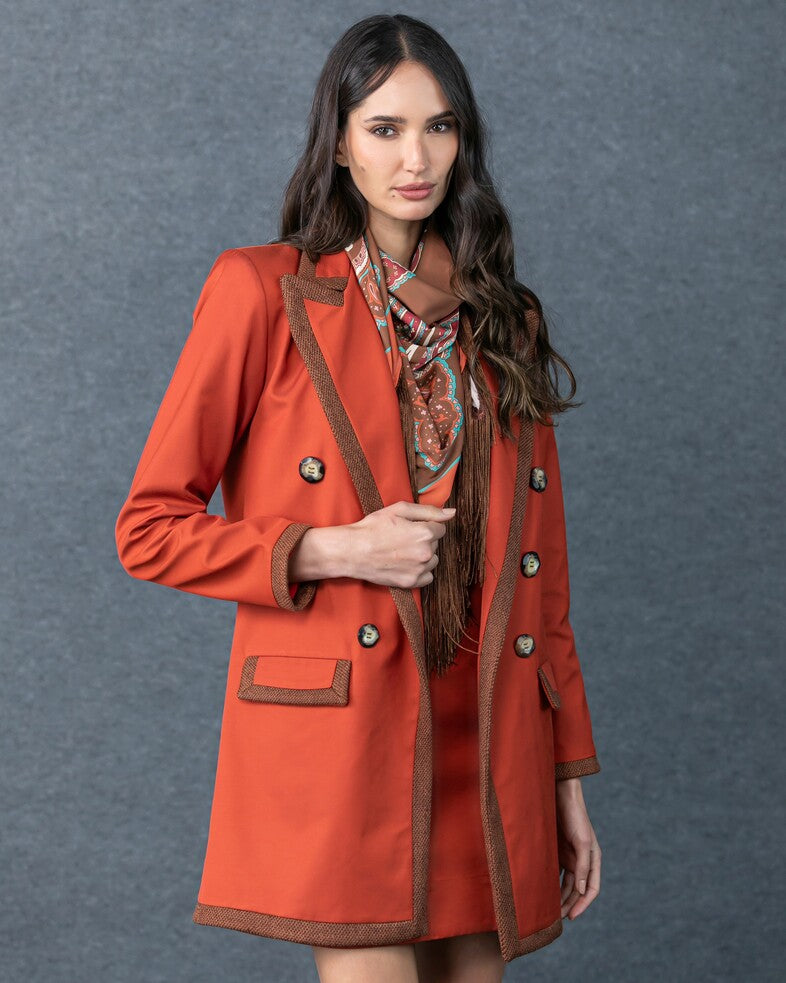 Short Dress + Long Blazer Set