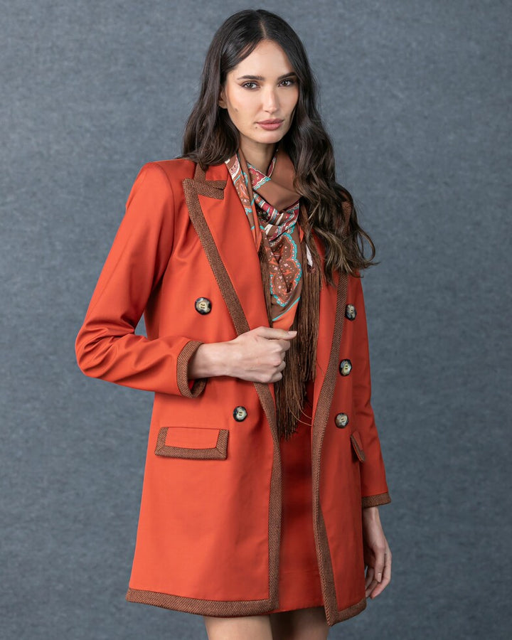 Short Dress + Long Blazer Set